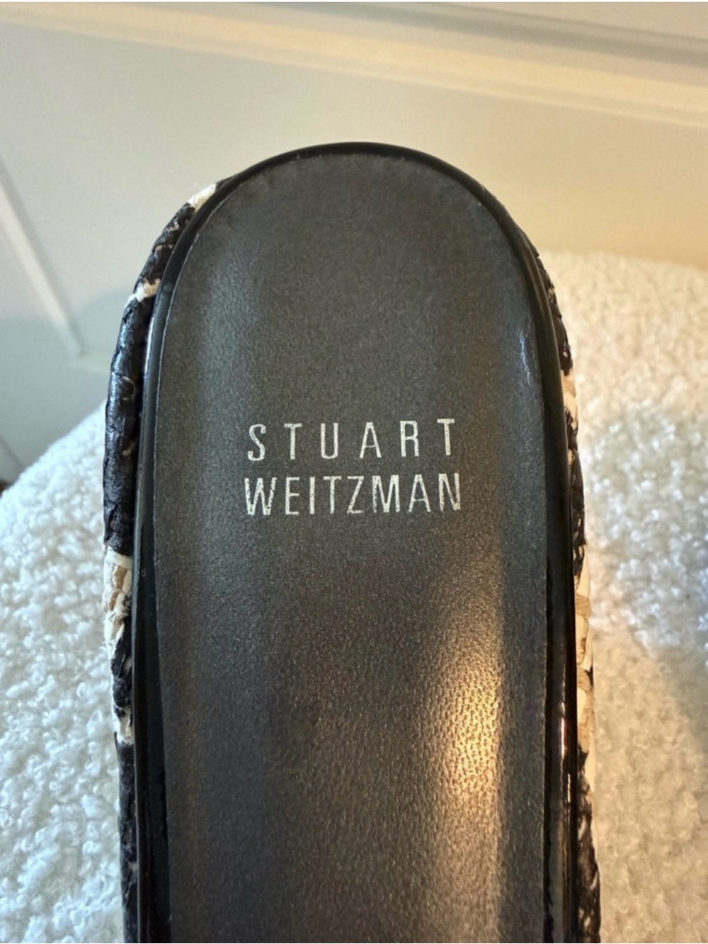 Stuart Weitzman Giraffe Print Platform Wedge- New 8.5 M - Picture 7 of 7